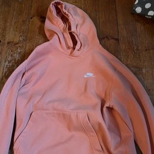 Nike coral hoodie
